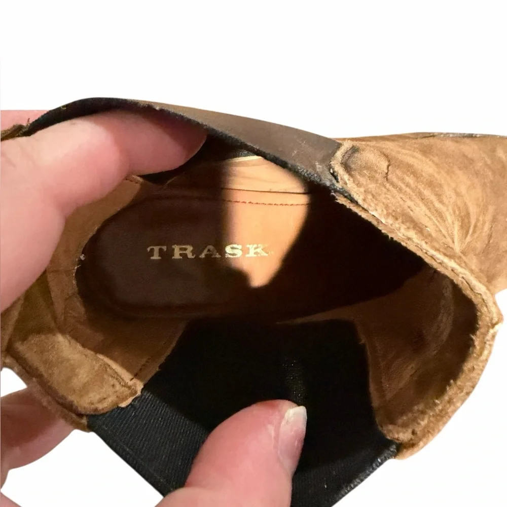 Trask brown leather